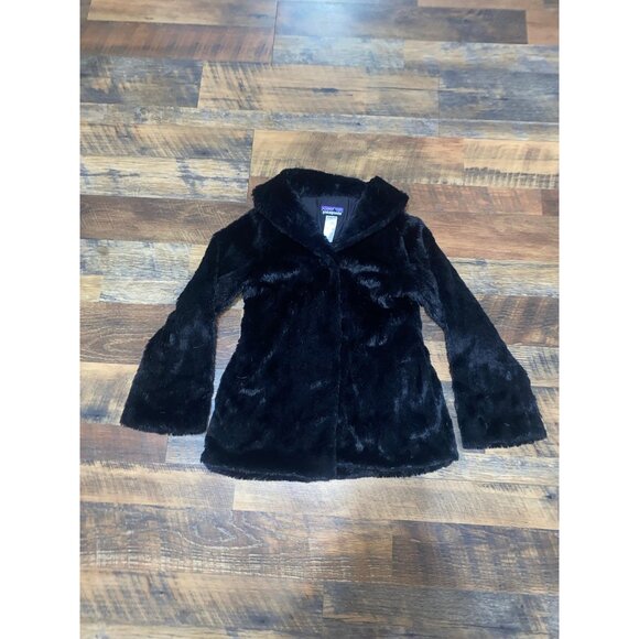 Patagonia Jacket Girls Medium Black Pelage